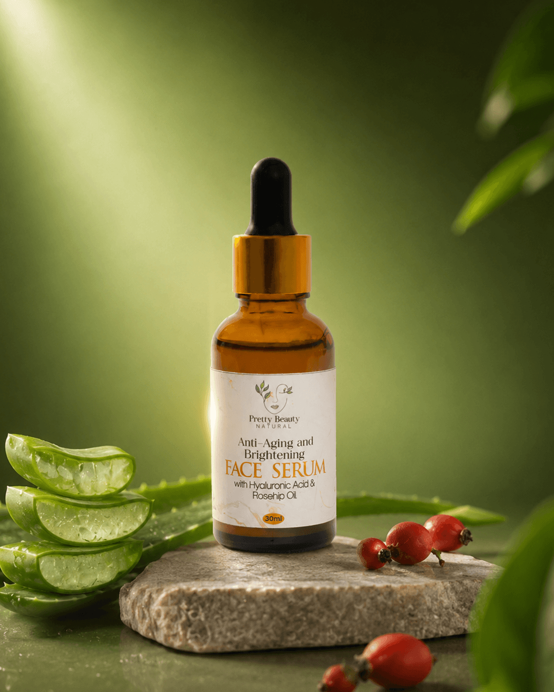Pretty Beauty Anti-Aging & Brightening Face Oil